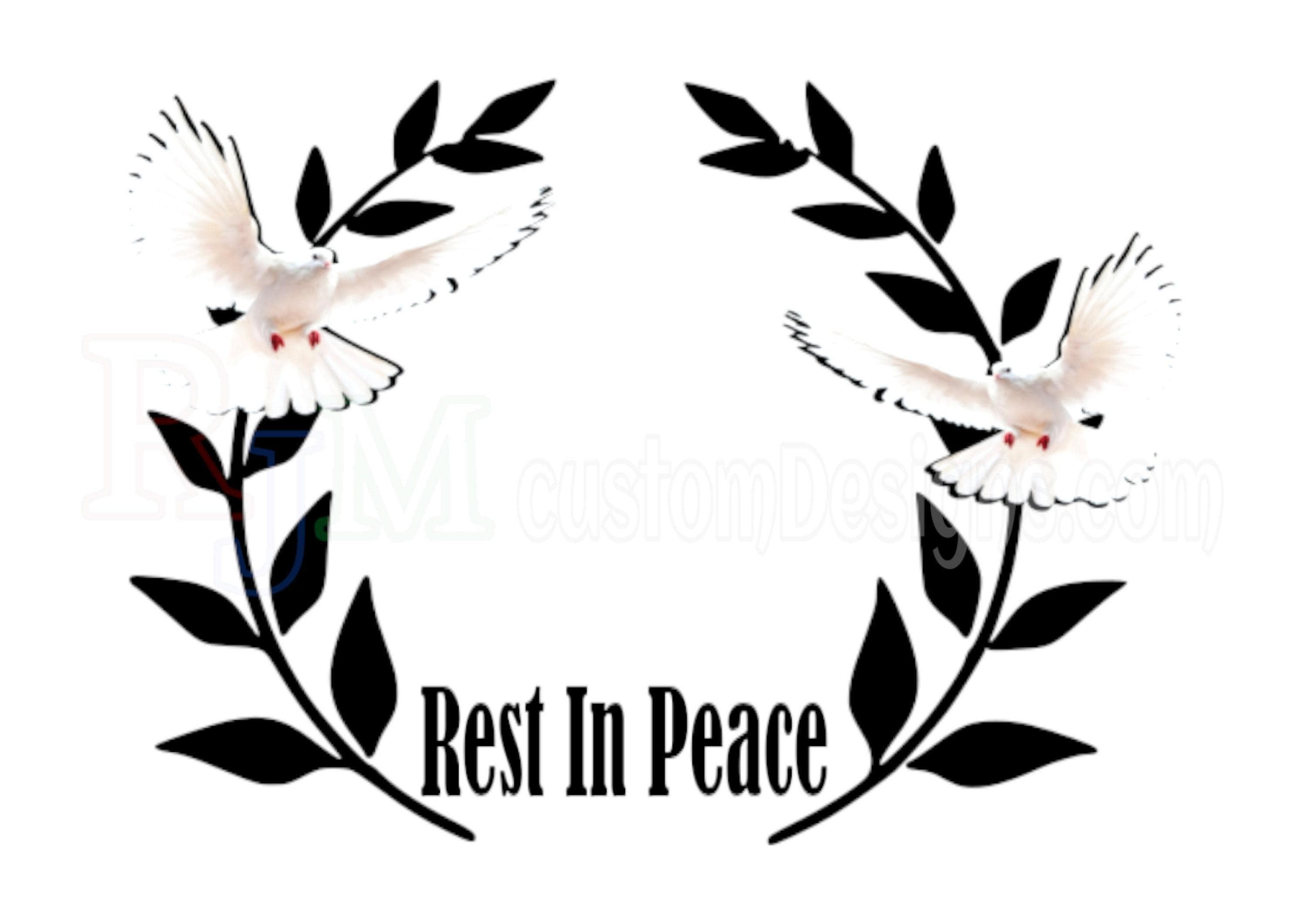 Memorial Picture Template | Rest In Peace Digital download | Sublimation | DTF | DTG