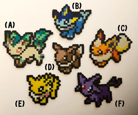 Eevee Eeveelutions Pokemon Perler Beads Decoration Etsy Il 570xN.4094992077 9w1b