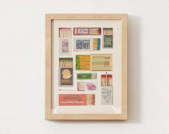 The Basement Yard Podcast Digital Art | Matchbook Poster | Custom Fan Art | Instant Download | Podcast Lover Gift | Matchbox