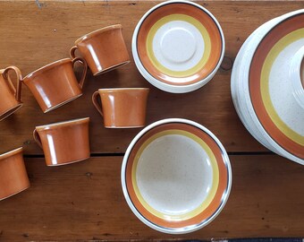 vintage stoneware dishes