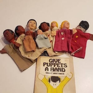Give Puppets A Hand Book & Puppets
