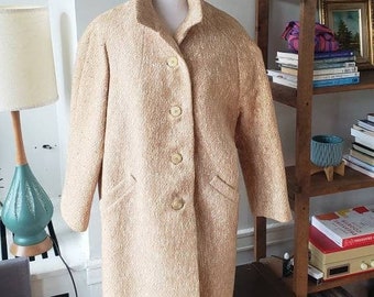 Brody Vintage Tweed Carmel Coat