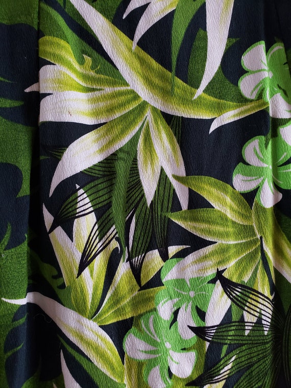 Floral Green Long Hawaiian Dress Fashions by Jole… - image 8