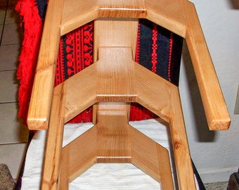 4  Hat Vertical Western Cowboy hat rack. Soft Maple Wood.  Vertical Wall Mount.  Quality Hand Made Craftsmanship.