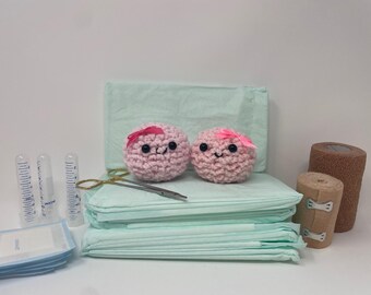 Peluches de ganchillo Ova, Olivia y Olga la Ova