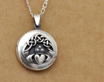 Bohemian Love Locket Necklace - Black & Red main image 1
