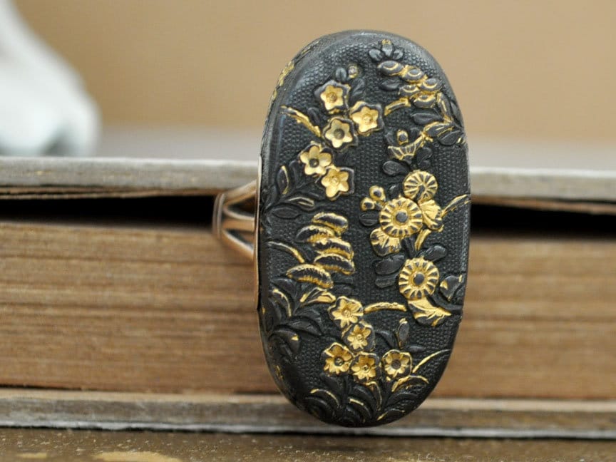 10k ローズゴールド　さそり 10K Gold Cz Star Ring For Men | 7 Grams