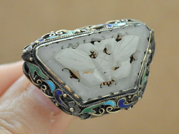 Butterfly Ring Antiqued Sterling Silver Butterfly Ring Antiqued Sterling Silver
