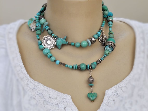 Rare Vintage Navajo Donny Lucas Heart Turquoise Sterling Silver Bracelet Rare Vintage Navajo Donny Lucas Heart Turquoise Sterling Silver Bracelet