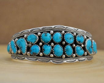 buff silverバングル ネイティブ VINTAGE FIND sterling silver navajo native American jewelry
