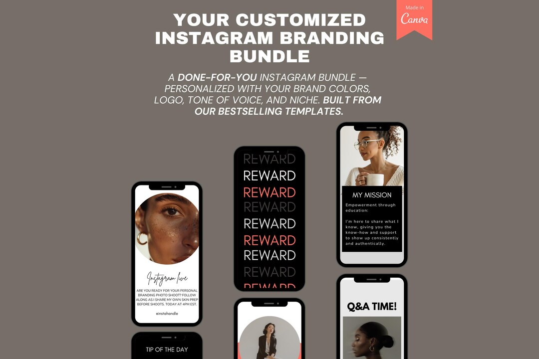 Personalized Template Setup | Add-on Service Branding Bundle Templates ...