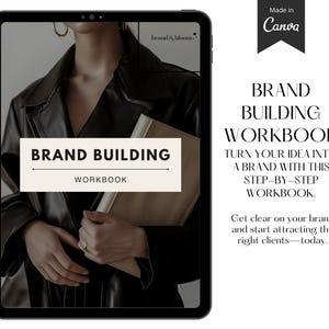 Brand Building Workbook Build Your Brand Worksheets Personal Branding Guide Business Identity Creation Marketing Strategy Growth Templates