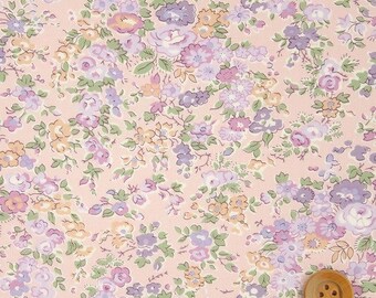 Liberty tana lawn printed in Japan - Tatum - Antique purple