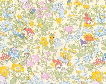 New - My Melody  x Liberty printed in Japan - Melody's Party - J20B