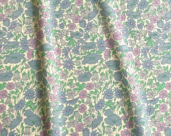 Liberty tana lawn printed in Japan - Poppy & Daisy  - 81BT - Enlarged