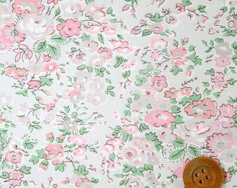 Liberty tana lawn printed in Japan - Tatum - Pink shell