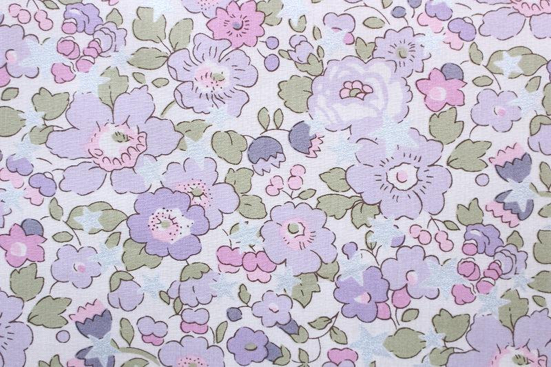 Liberty Tana Lawn Printed in Japan - Betsy Stars - J24B - Purple