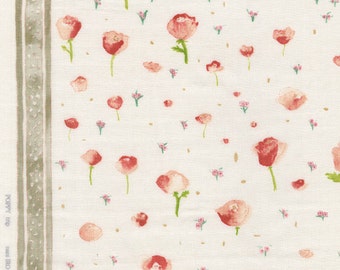 nani Iro - POPPY trip Ohanashi - printed in Japan