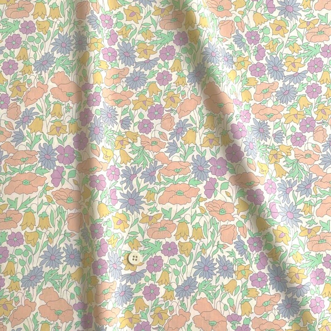 Liberty tana lawn printed in Japan Poppy & Daisy 81JT - Etsy Österreich