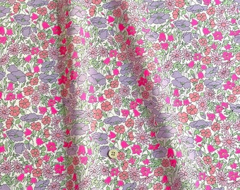 Liberty tana lawn printed in Japan -  Neon Liberty - Poppy&daisy  - J22D