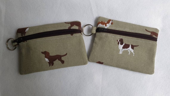 Sophie Allport Dog Fabric Coin Purse: Springer Spaniel, Cocker Spaniel