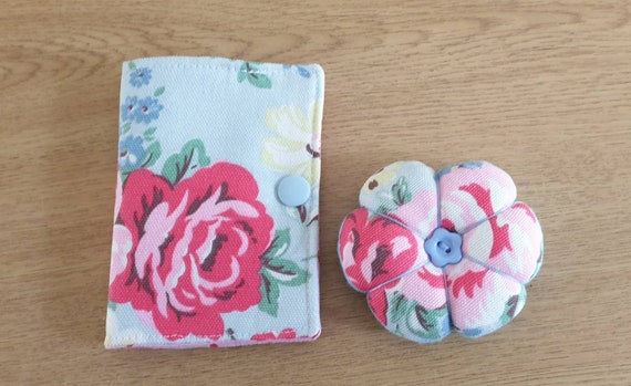 Red Pincushion Flowers | 8 Flat Card Set Red Pincushion Flowers | 8 Flat Card Set
