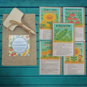 Children's Seed Kit – 5 Easy-Grow Seeds, Eco Jute Bag