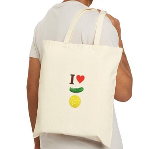 Pickleball Tote Bag, I Love Pickleball Gift, Pickleball Player, Pickleball Lover Gift, Funny pickleball tote, Pickleball gear