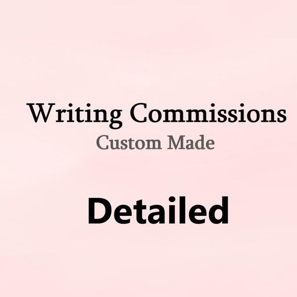 Writing Commissions - Etsy