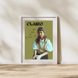 Clairo Charm Inspired Poster Print