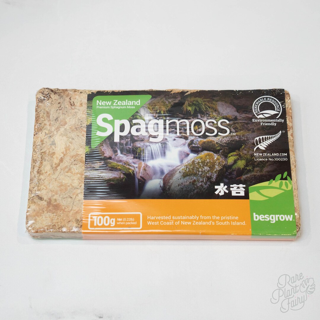 Besgrow Spagmoss 100g Compressed Brick of Sphagnum Moss - Etsy