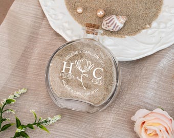 Honeymoon Sand Keepsake Bottle: Personalized Beach Memory Gift