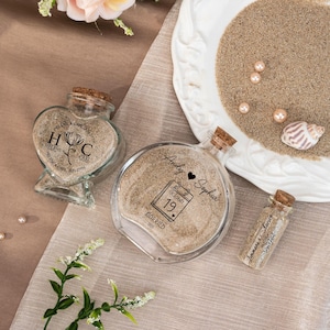 Honeymoon Sand Keepsake Jar: Personalized Beach Memory Bottle