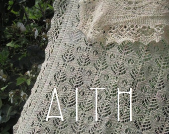 Aith, an original heirloom shawl Pattern PDF