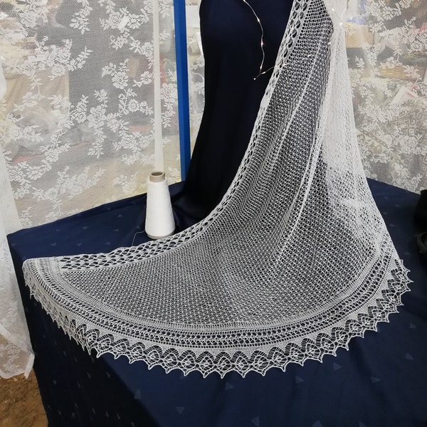 Bridal VEIL: The 12th of Never. PDF knit pattern Small and Large