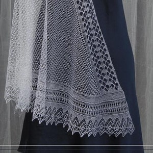 Bridal VEIL: The 12th of Never. PDF knit pattern Small and Large