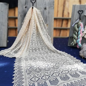 Blyde, A shawl in Shetland Lace, Knitting PDF Pattern image 10