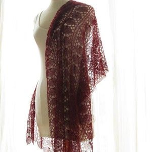 St. Ninian PDF Pattern Handknitted Lace Shawl