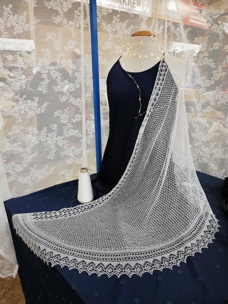 Bridal VEIL: The 12th of Never. PDF knit pattern Small and Large image 1