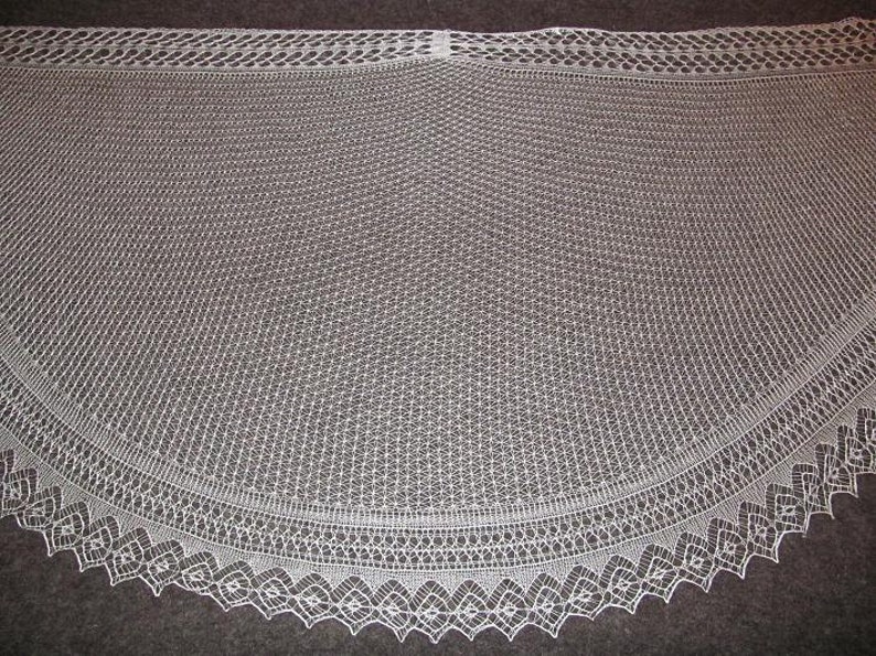 Bridal VEIL: The 12th of Never. PDF knit pattern Small and Large image 7