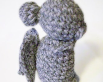 Weeping Angel Doll Doctor Who Inspired Tiny Crochet Handmade Sci-fi Toy