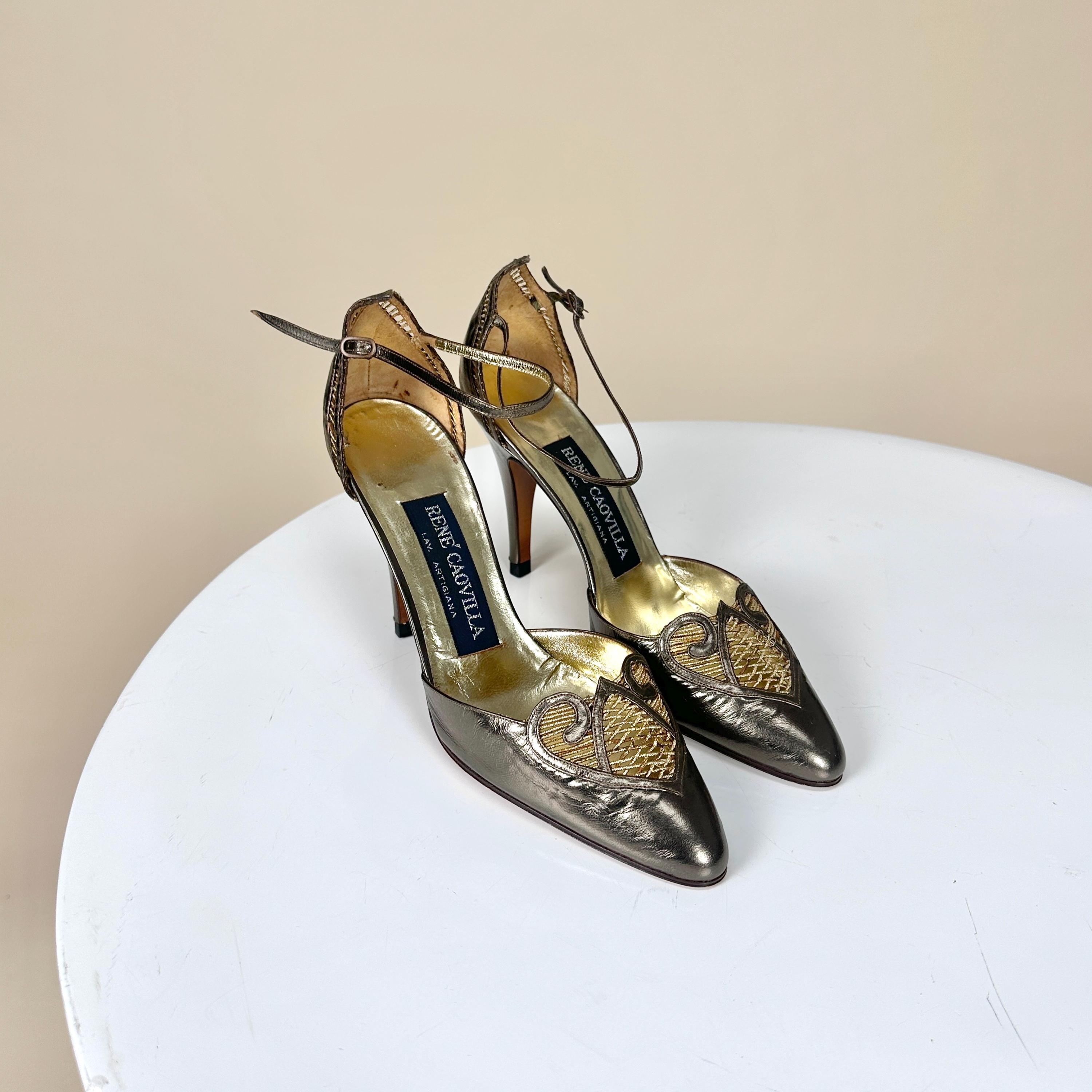 Vintage Rene Caovilla - Etsy