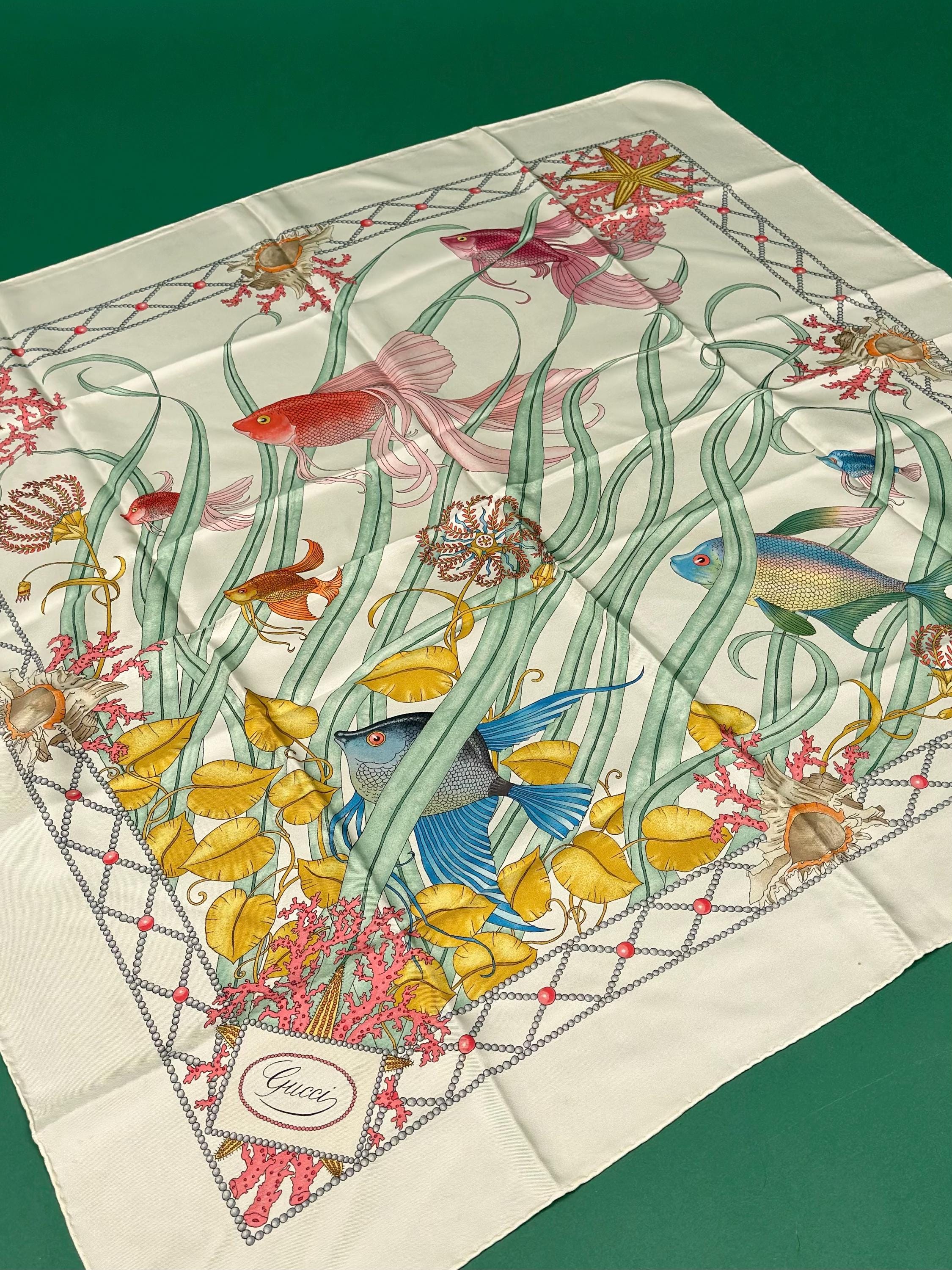 Gucci Fish Scarf - Etsy