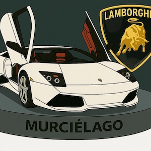 2009 Lamborghini Murcielago LP640 Print