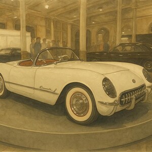 Chevrolet Corvette C1-afdruk