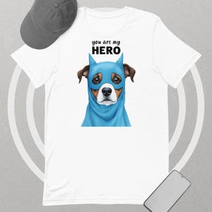 Super Pup T-Shirt für Hundeliebhaber Für den Welpen, der Ihren Tag rettet - zeigen Sie Ihrem Helden etwas Liebe in Stil Unisex T-Shirt