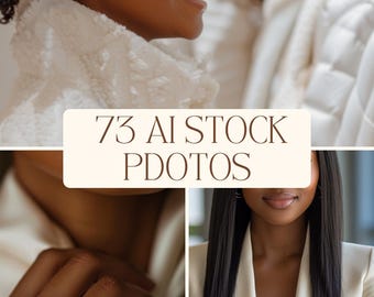 Melanin AI Stock Photo Bundle  Diverse, High-Quality Images for Creators