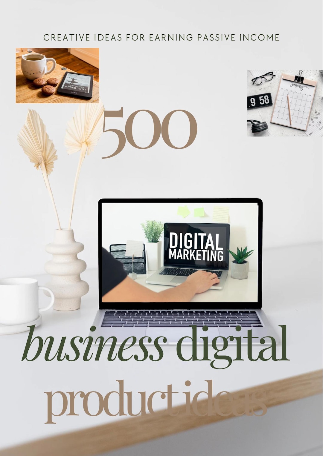 Passive Income Starter Pack | 500 Digital Product Ideas | Make Money ...
