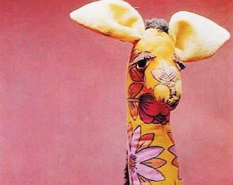 Sewing Pattern Josephine the Lovey Giraffe Stuffed Toy
