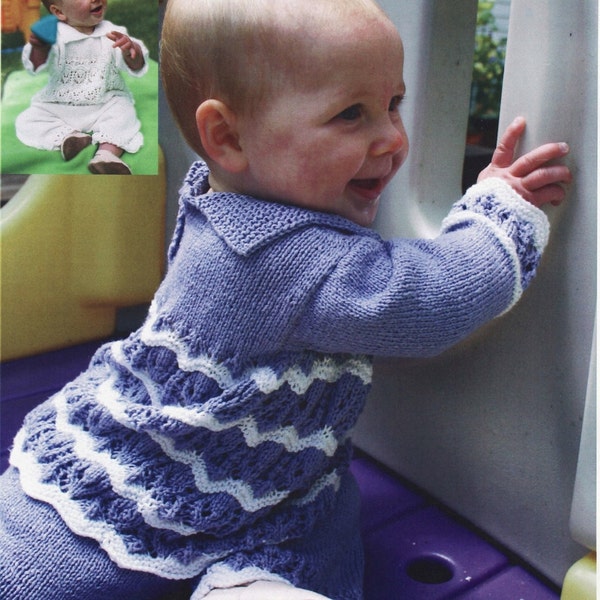 ALMOST FREE download PDF - Sweater, Pants and Hat - 3 sizes Premature, Baby knitting pattern 0-3 mos, 6-9 mos and 12-18 months